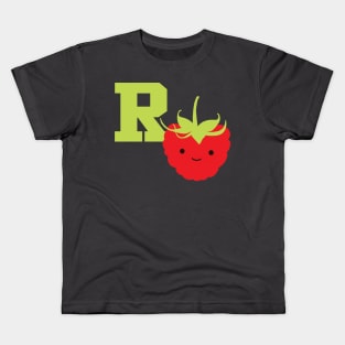 R is for Raspberry Kids T-Shirt